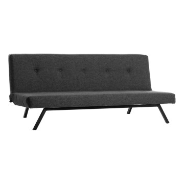 Dvosjedna sofa LOKO tamnosiva