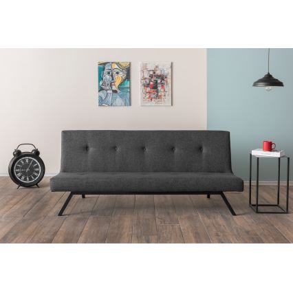 Dvosjedna sofa LOKO tamnosiva