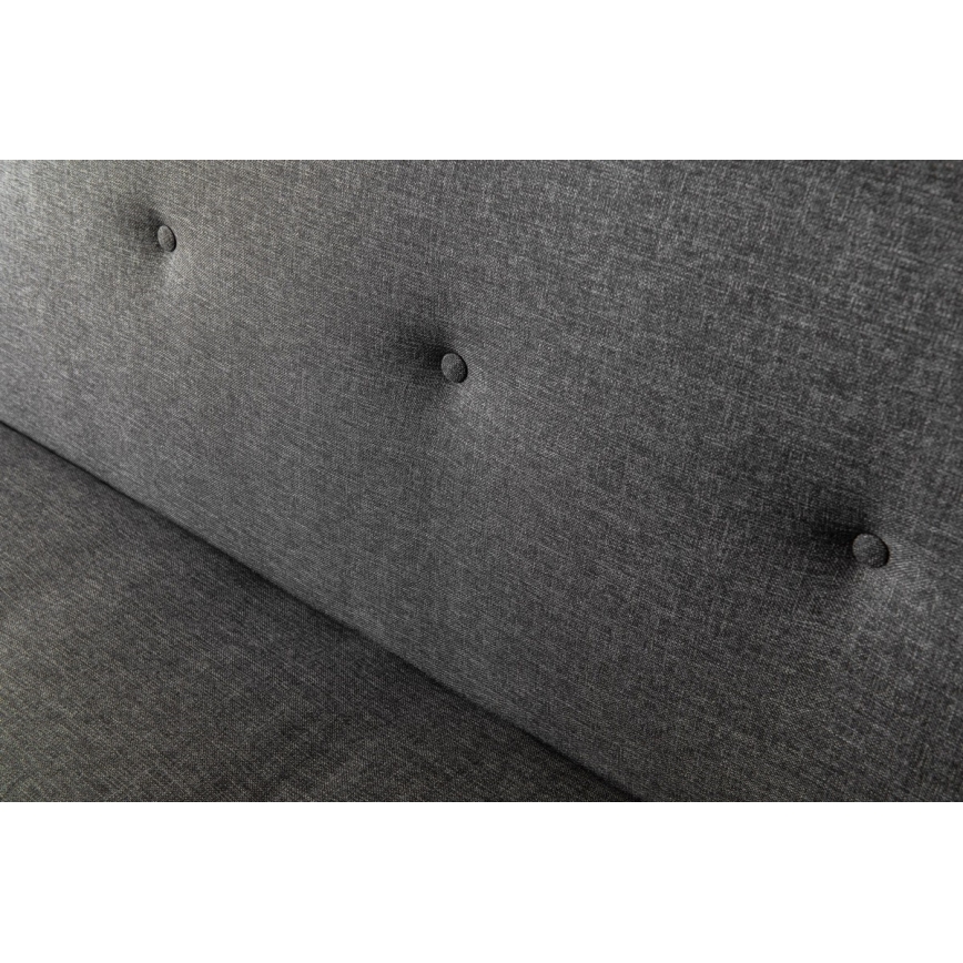 Dvosjedna sofa LOKO tamnosiva