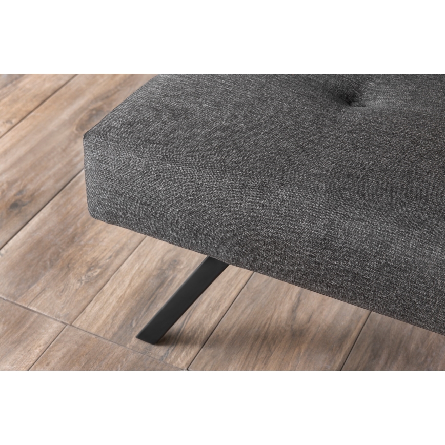 Dvosjedna sofa LOKO tamnosiva