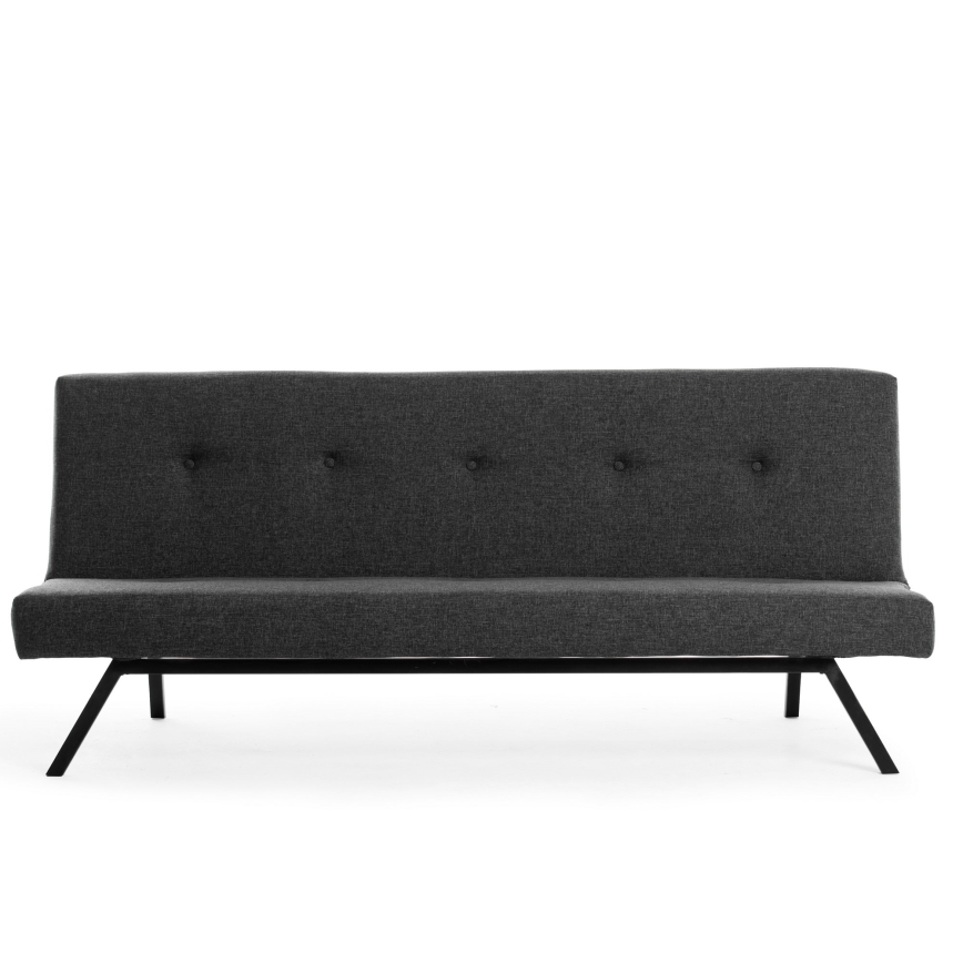 Dvosjedna sofa LOKO tamnosiva