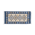 Dvostrani orijentalni tepih KILIM 80x150 cm plava/bež