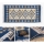 Dvostrani orijentalni tepih KILIM 80x150 cm plava/bež