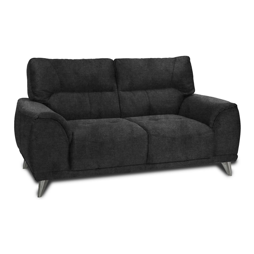 Dvostruka sofa LIVORNO crne boje