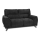 Dvostruka sofa LIVORNO crne boje