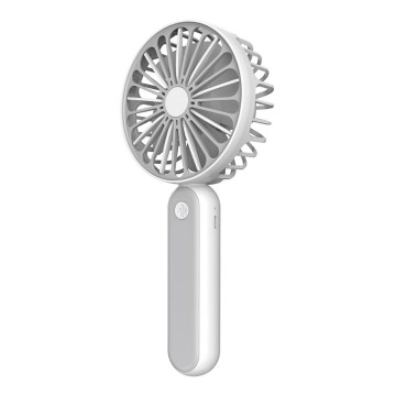 Džepni ventilator 1200 mA/3,7V USB siva/bijela