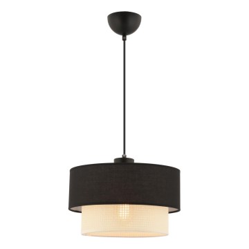 ECHO stropna lampa s kablom 1xE27/60W/230V crna/krem