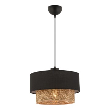 ECHO viseća lampa 1xE27/60W/230V crna/smeđa