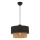 ECHO viseća lampa 1xE27/60W/230V crna/smeđa