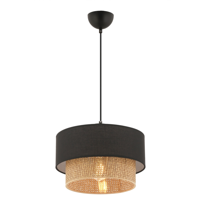 ECHO viseća lampa 1xE27/60W/230V crna/smeđa