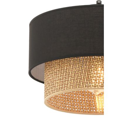 ECHO viseća lampa 1xE27/60W/230V crna/smeđa