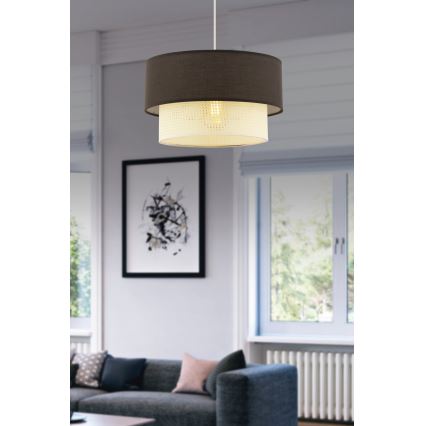 ECHO viseća lampa 1xE27/60W/230V smeđa/krem