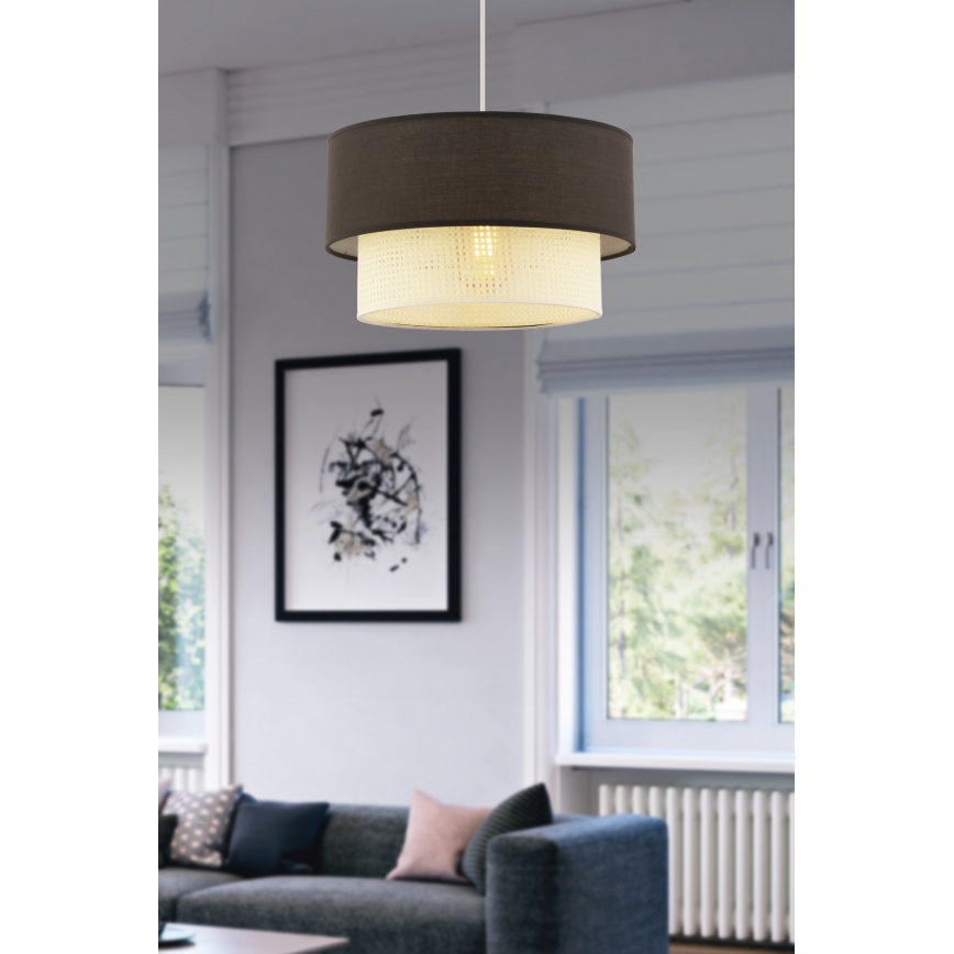 ECHO viseća lampa 1xE27/60W/230V smeđa/krem