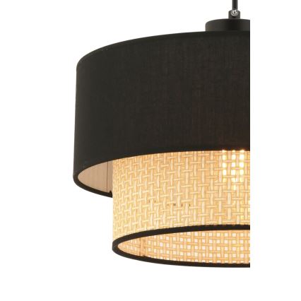 ECHO viseći lampu 1xE27/60W/230V crna/bež