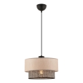 ECHO viseći luster 1xE27/60W/230V bež/siva