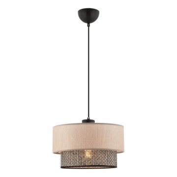 ECHO viseći luster 1xE27/60W/230V bež/siva