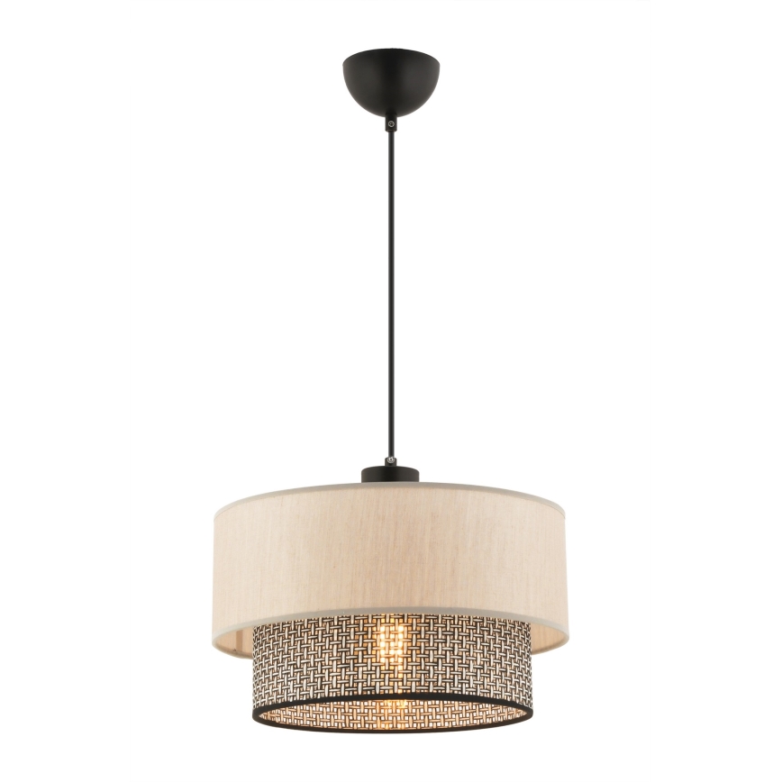ECHO viseći luster 1xE27/60W/230V bež/siva