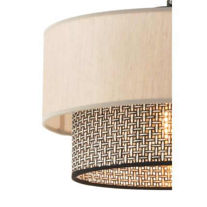 ECHO viseći luster 1xE27/60W/230V bež/siva