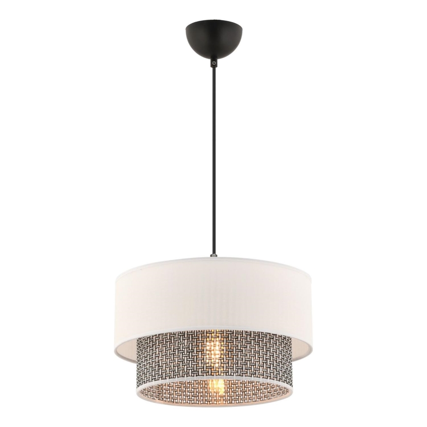 ECHO Visilica 1xE27/60W/230V krem/ siva
