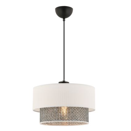 ECHO Visilica 1xE27/60W/230V krem/ siva