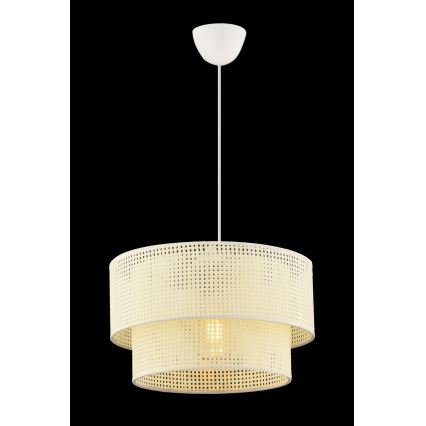 ECHO visilica 1xE27/60W/230V kremasta