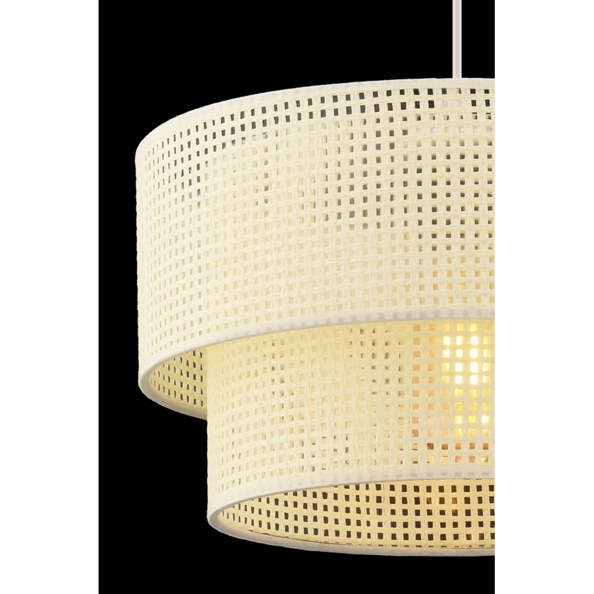 ECHO visilica 1xE27/60W/230V kremasta