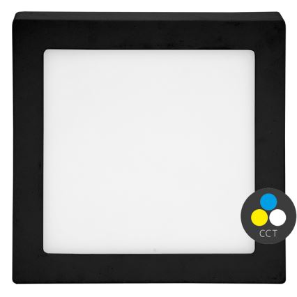LED Stropna svjetiljka RAFA LED/25W/230V 3000/4000/6000K 30x30 cm crna