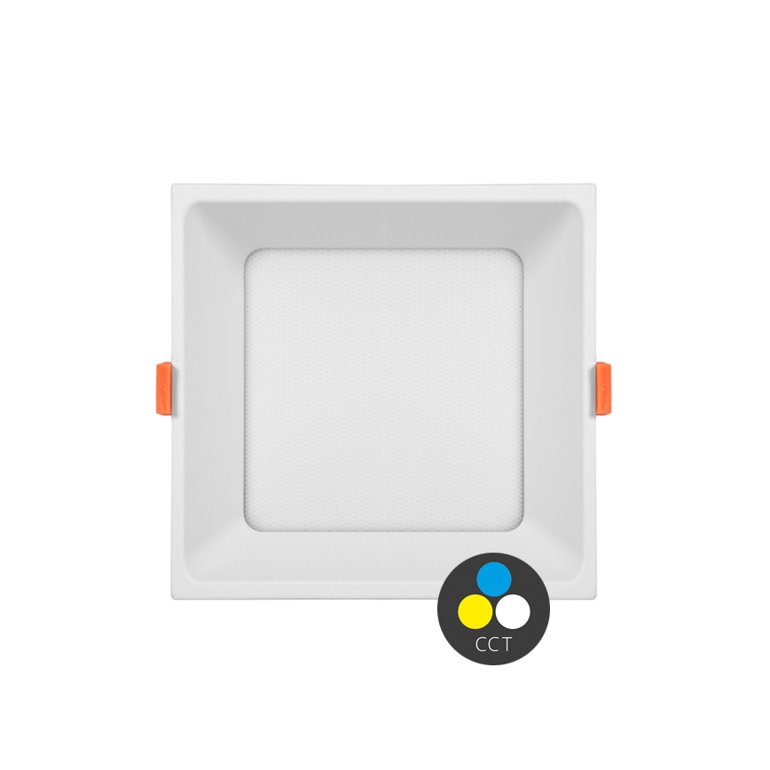 LED Ugradbena svjetiljka TONY LED/12W/230V 3000/4000/6500K 12x12 cm bijela