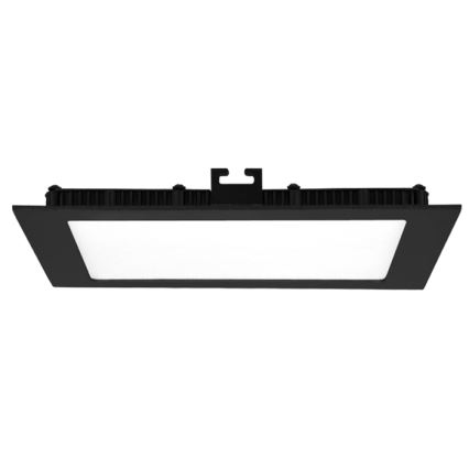 LED Ugradbena svjetiljka za kupaonicu RAFA LED/12W/230V 3000/4000/6000K 17x17 cm IP44 crna