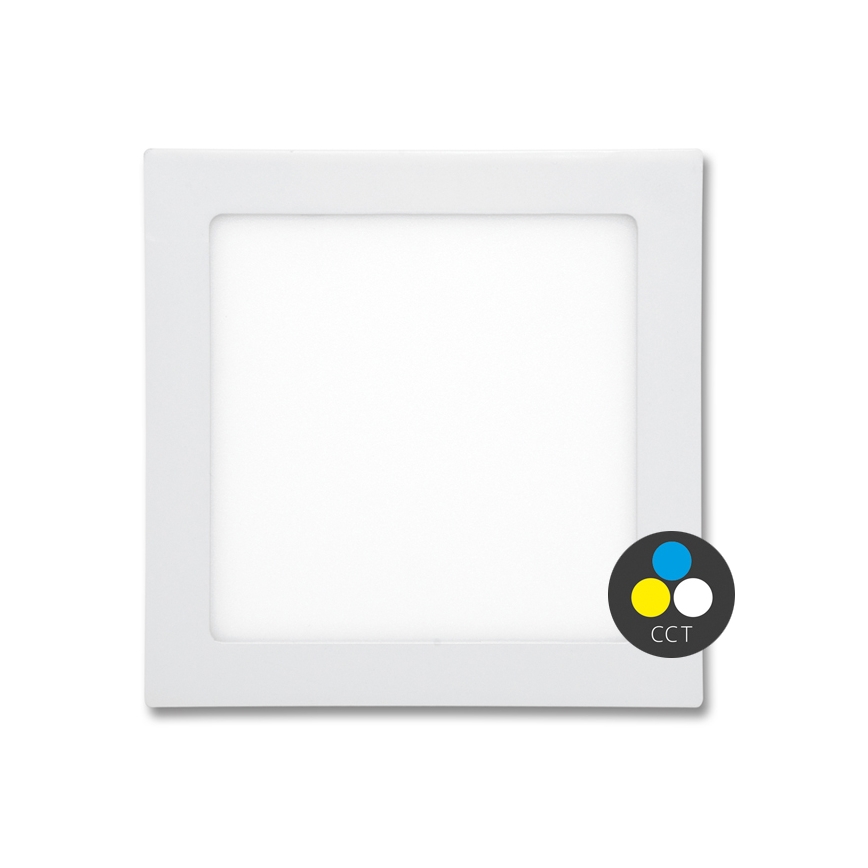 LED Ugradbena svjetiljka za kupaonicu RAFA LED/18W/230V 3000/4000/6000K 22x22 cm IP44 bijela