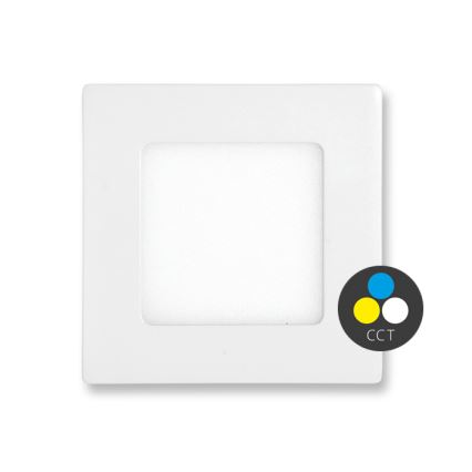 LED Ugradbena svjetiljka za kupaonicu RAFA LED/6W/230V 3000/4000/6000K 12x12 cm IP44 bijela