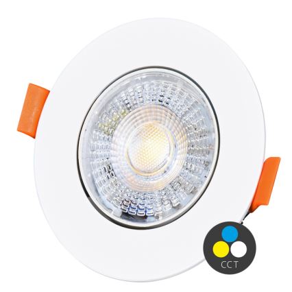 LED Prigušiva ugradbena svjetiljka ZITA LED/3/5/7W/230V 3000/4000/6000K pr. 9 cm bijela