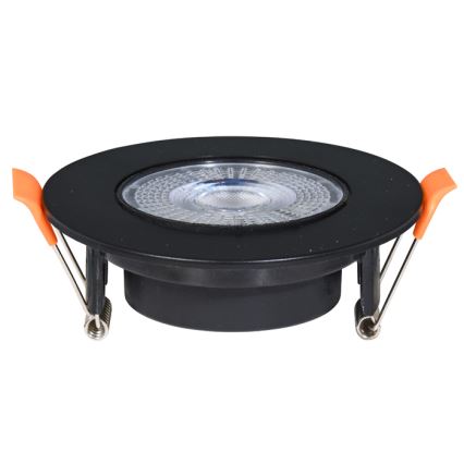LED Prigušiva ugradbena svjetiljka ZITA LED/3/5/7W/230V 3000/4000/6000K pr. 9 cm crna