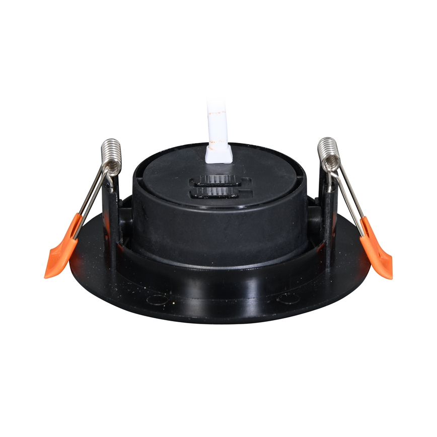 LED Prigušiva ugradbena svjetiljka ZITA LED/3/5/7W/230V 3000/4000/6000K pr. 9 cm crna