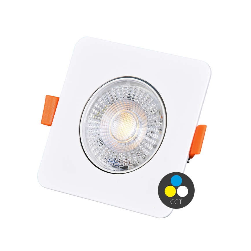 LED Prigušiva ugradbena svjetiljka KENT LED/3/5/7W/230V 3000/4000/6000K 9x9 cm bijela
