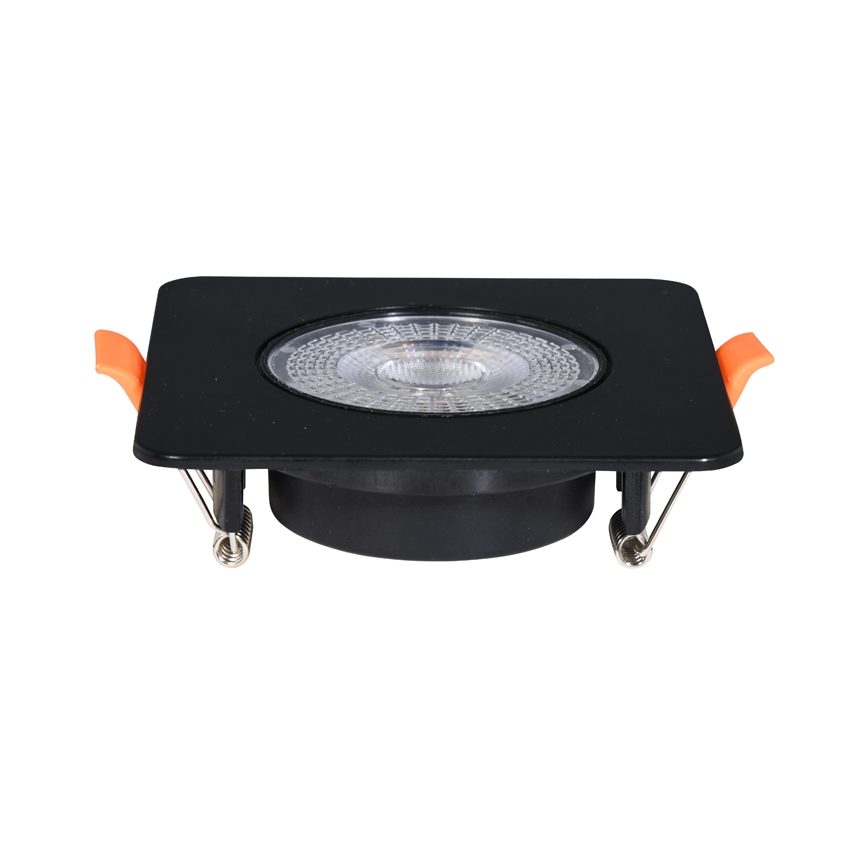 LED Ugradbena stropna svjetiljka s prigušivanjem KENT LED/3/5/7W/230V3000/4000/6000K 9x9 cm crna