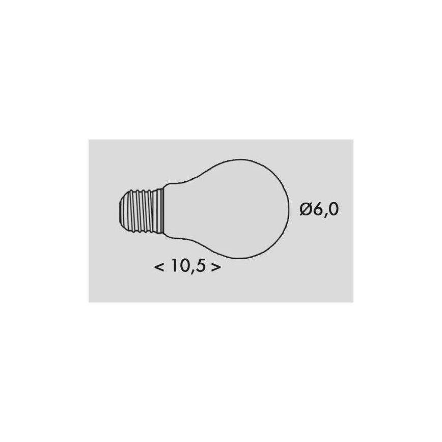LED Žarulja RETRO A60 E27/2,3W/230V 3000K 485lm
