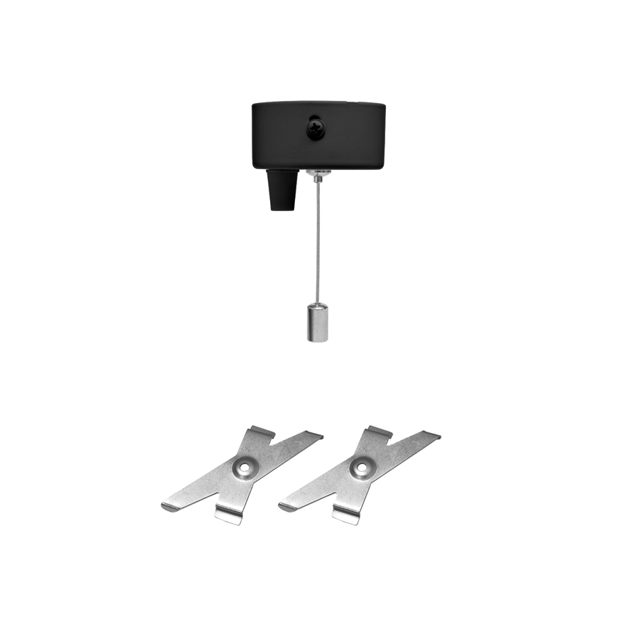 LED Stropna svjetiljka DONAR LED/28W/230V 4000K 120 cm crna