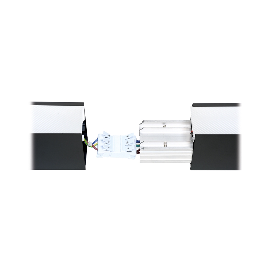 LED Stropna svjetiljka DONAR LED/28W/230V 4000K 120 cm crna