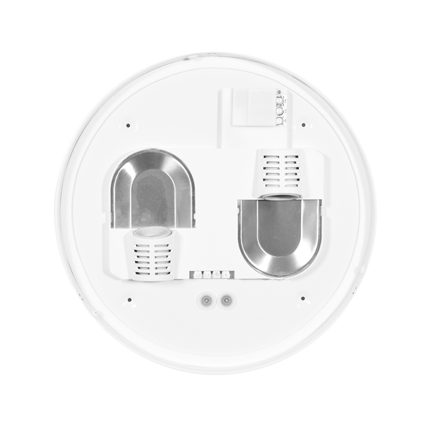 Vanjsko stropno svjetlo s senzorom HECTOR 2xE27/60W/230V promjer 40 cm IP44 opal bijela