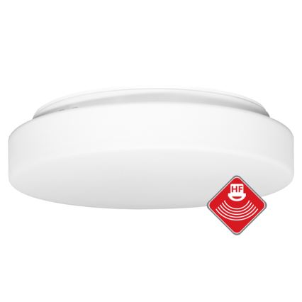 Vanjska stropna svjetiljka sa senzorom HECTOR 2xE27/60W/230V pr. 40 cm IP44 opal bijela