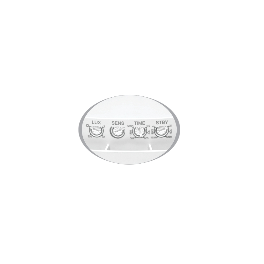 LED Vanjska stropna svjetiljka sa senzorom MOVA LED/16W/230V IP54