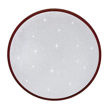 LED Dimmabilno stropno svjetlo LENA LED/60W/230V 3000-6500K hrast + daljinski upravljač