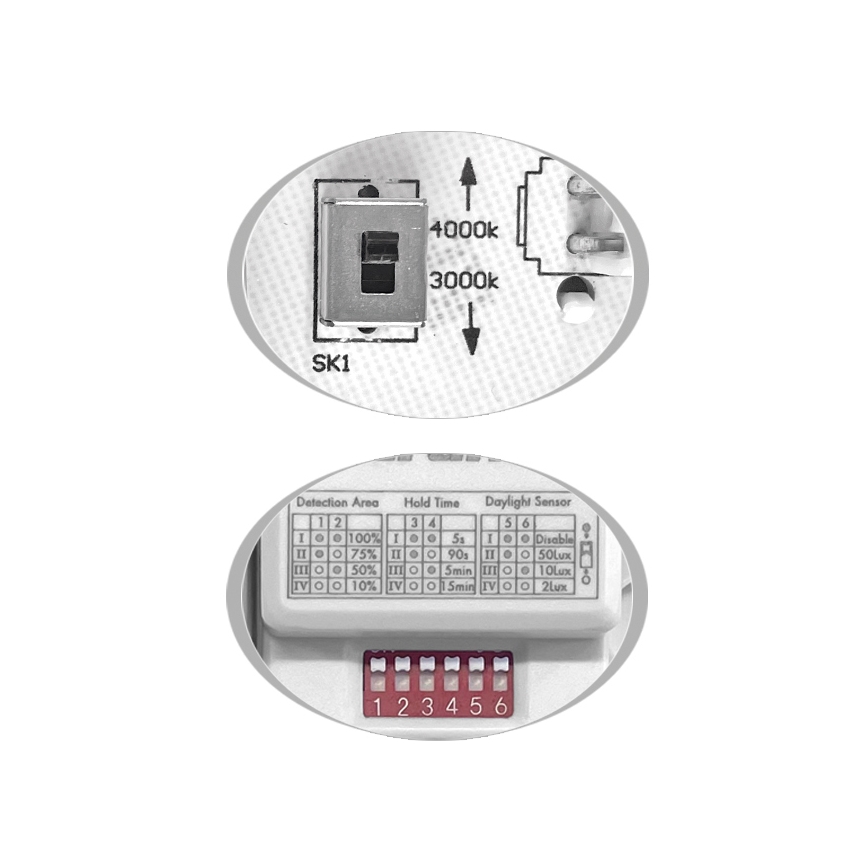 LED Vanjska stropna svjetiljka sa senzorom MARTIN LED/15W/230V 3000/4000K pr. 30 cm IP65 bijela