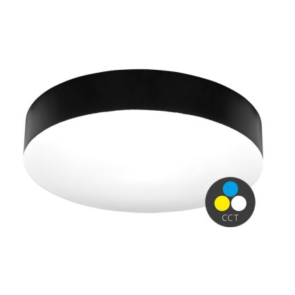 LED Stropna svjetiljka za kupaonicu MAKARON LED/36W/230V 3000/4000/6000K pr. 40 cm IP44 crna