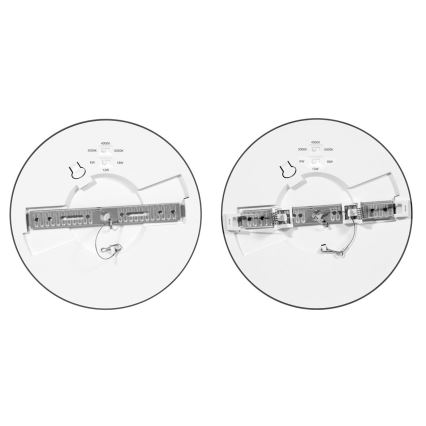 LED Prigušiva ugradbena svjetiljka sa senzorom LEXA LED/6/12/18W/230V 3000/4000/6000K pr. 22,5 cm crna