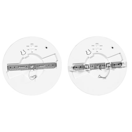 LED Prigušiva ugradbena svjetiljka sa senzorom LEXA LED/12/18/24W/230V 3000/4000/6000K pr. 30 cm bijela