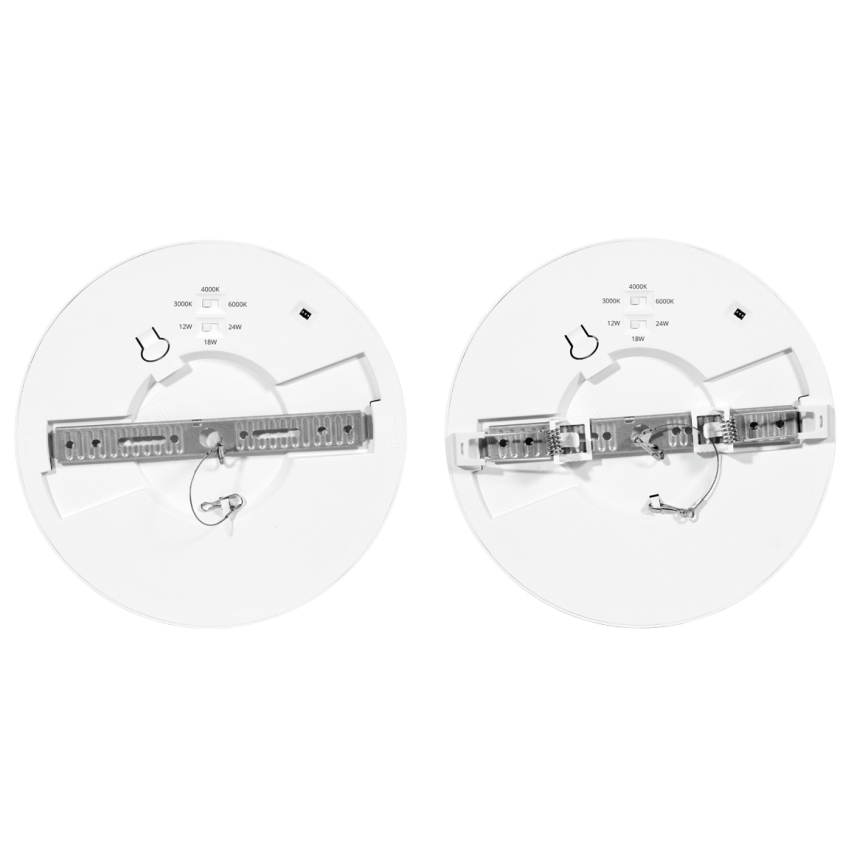 LED Prigušiva ugradbena svjetiljka sa senzorom LEXA LED/12/18/24W/230V 3000/4000/6000K pr. 30 cm bijela