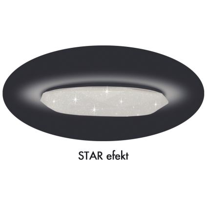 LED Prigušiva stropna svjetiljka DIAMANT LED/25W/230V + daljinski upravljač