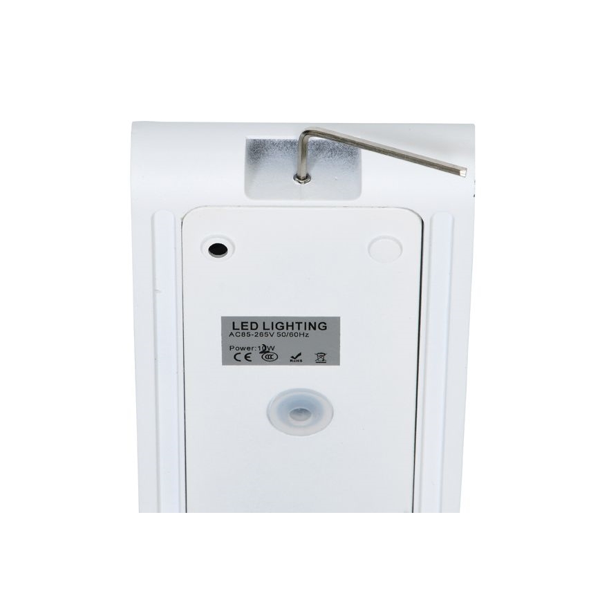 LED Vanjska zidna svjetiljka BRICK 2xLED/6W/230V 3000/4000/6500K IP65 bijela